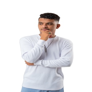 เสื้อเชิ้ตแขนยาวผู้ชายสำหรับฤดูหนาว เนื้อผ้าคอตตอนยืดหยุ่น ระบายอากาศได้ดี ไม่มีปก น้ำหนัก 280 GSM ให้ความอบอุ่น เหมาะสำหรับใส่เป็นเสื้อซับใน - Product Image 1