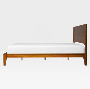 OEM B2B Wooden <b>Bed</b> <b>Base</b> Solid Acacia Wood Queen size <b>Bed</b> Frame Eco-Friendly Japanese Joinery Style Easy Assembly No-Tool - Product Image 4