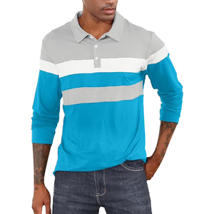 Polo versátil para hombre, ideal para el día a día, actividades al aire libre, entrenamiento en el gimnasio, correr, tenis, ciclismo, golf, venta al por mayor. - Product Image 3