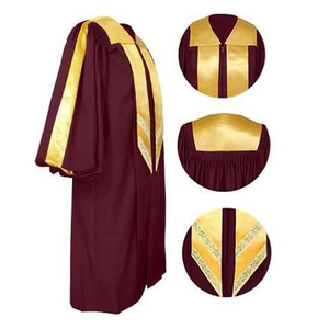 Túnicas de Graduación Mate con Cremallera para Universidad y Colegio, con Birrete, Túnica de Graduación Mate/Brillante Personalizada - Product Image 6