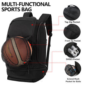 Mochila de Baloncesto con Logotipo Personalizado, Bolsa Deportiva para Fútbol, Mochila de Viaje Grande, Bolsa Deportiva para Entrenamiento y Gimnasio para Hombres y Mujeres - Product Image 2