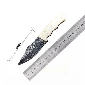 Cuchillo de Caza Personalizado de Acero de Damasco con Hoja de Acero Multicapa para Camping, Pesca y Actividades al Aire Libre - Product Image 6