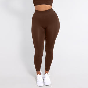 Leggings Deportivos de Cintura Alta para Mujer, Leggings de Yoga y Fitness, Sensación Suave como la Mantequilla, Uso Diario, Leggings con Costuras para Entrenamiento - Product Image 4