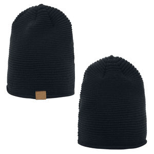 Nuevo Diseño de Gorros de Invierno Unisex, Bonitos, Transpirables, Impermeables, 100% Acrílicos, Ajustables, con Rayas, Patrón Personalizado, para Adultos, OEM - Product Image 4
