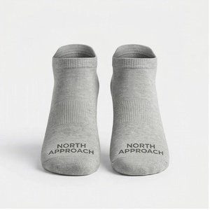 Calcetines North Approach, Grises, de Algodón y Fibra de Bambú, Transpirables, Casuales de Verano para Adultos - Product Image 1