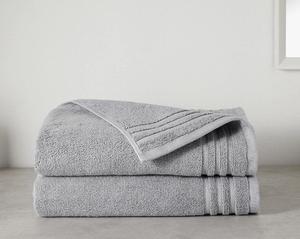 Serviette de bain rectangulaire en coton jacquard 100% coton, couleur unie, hypoallergénique, séchage rapide, écologique, douce pour la peau - Product Image 1