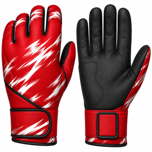 Gants d'entraînement de baseball et de softball pour hommes avec logo personnalisé, en cuir durable, vente en gros avec service OEM - Product Image 5