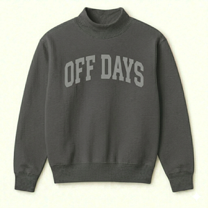 Sweat-shirt à col montant coupe ample en molleton de coton, chaud et confortable pour l'hiver, style streetwear décontracté - Product Image 1