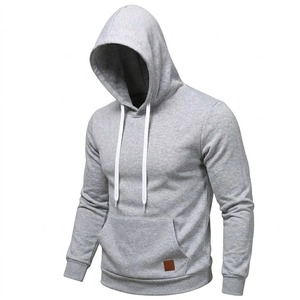 Sudadera con Capucha Amarilla para Hombre, Corte Ajustado, Informal, de Algodón Tejido, con Bolsillo, para Otoño 2027 - Product Image 5