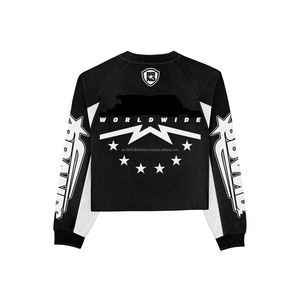 Camisetas Personalizadas Extra Grandes de Algodón 100% Pesado, Estilo Urbano, Lavado Ácido, con Logotipo de Pedrería para Hombre - Product Image 3