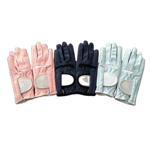 Genuine <b>Leather</b> Golf <b>Gloves</b> Unisex Right Hand Pull On Non Slip Sports <b>Glove</b> Pink <b>Navy</b> Blue Light Blue - Product Image 6