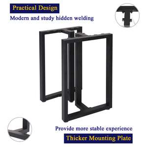 Patas de Mesa Metálicas Resistentes, Estructura Rectangular de Acero para Mesa de Comedor, Mesa de Centro, Escritorio, Patas de Muebles Industriales - Product Image 4