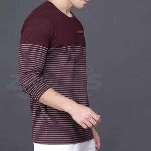 T-shirt à manches longues de haute qualité, design OEM, en coton, fabriqué au Pakistan. - Product Image 4