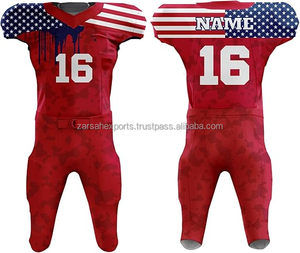 Conjunto de Uniforme de Fútbol Americano Personalizado y Transpirable de Talla Grande (Camiseta y Pantalones) con Nombre de Equipo, Logotipo y Números Personalizados - Product Image 1