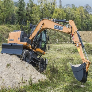 Excavadoras sobre ruedas, potentes máquinas de construcción diseñadas para un alto rendimiento en excavación, elevación y trabajos eficientes. - Product Image 6