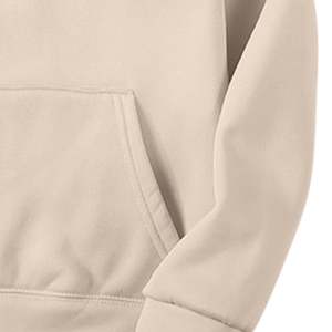 Half Zip Men Hoodie Anorak Style Active Sweatshirt Collar Detail Performance Athletic Pullover Plain Dyed Anti-Pilling Outerwear - Product Image 3