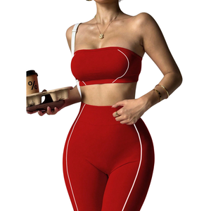 Conjunto Deportivo OEM Premium Naked Feel de 180g, Spandex/Poliéster, Leggings con Efecto Push-Up, Ropa Deportiva Personalizada con Estampado - Product Image 1