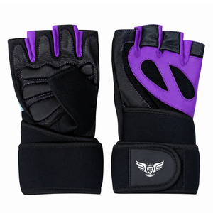 Premium <b>Half</b> Finger Weightlifting Gloves for Gym Fitness Training Breathable Anti <b>Slip</b> Workout Gloves with Wrist Support - Product Image 1
