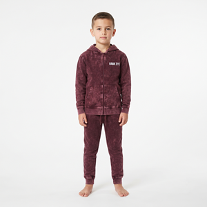 Conjunto de Sudadera con Capucha y Pantalones Deportivos de Algodón con Lavado Ácido para Niños, Ropa Deportiva Personalizada para Niños y Niñas - Product Image 5