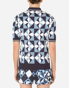 Pull-over en tricot jacquard à manches courtes pour homme, personnalisable avec logo OEM & ODM, pull de printemps, t-shirts en tricot pour homme - Product Image 3