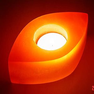 Lámparas Talladas en Forma de Flor de Sal Rosa del Himalaya - Decoración Portátil para el Hogar, Bodas y Fiestas, Regalo de Pakistán - Product Image 1