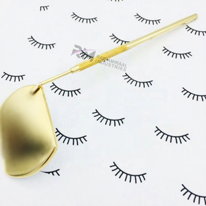 24k Gold Cosmetic Eyelash <b>Mirror</b> 3x Magnification Double Sided Gold-Plated Customized Design Private Label - Product Image 5