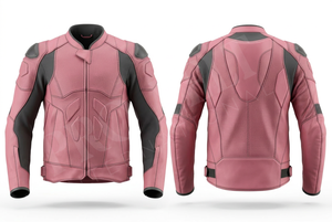 เสื้อแจ็คเก็ตมอเตอร์ไซค์หนังคุณภาพสูงสำหรับผู้ชาย  แบบหนา ระบายอากาศได้ดี  บุฟองน้ำอย่างดี  สำหรับนักขี่มอเตอร์ไซค์  ขายส่ง  คุณภาพเยี่ยม - Product Image 5