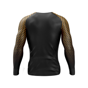 Rashguards MMA à bas prix, design personnalisé, impression par sublimation, manches longues, prix abordable, grandes tailles, rashguard MMA pour hommes - Product Image 4