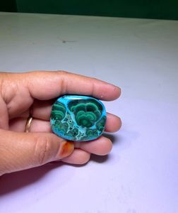 Wholesale Price Natural Chrysocolla <b>Malachite</b> Gemstone High Quality Oval Cut Jewelry Making Green MIX Size - Product Image 3