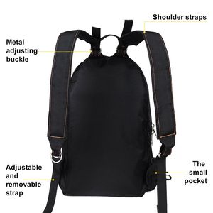 Sac à dos de randonnée léger et résistant à l'eau avec plusieurs compartiments et boucle métallique réglable pour hommes et femmes - Product Image 4