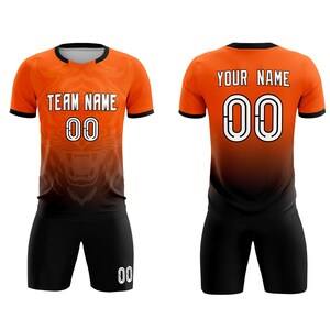 Uniforme de Fútbol Personalizado de Alto Rendimiento, Conjunto de Camiseta y Pantalones Cortos, Transpirable, de Secado Rápido, Equipación Deportiva Profesional OEM - Product Image 3