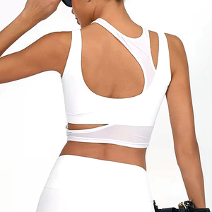 Sujetador Deportivo Simple para Mujer, Talla Grande, de Secado Rápido, Transpirable, con Inserciones de Malla Elástica, para Fitness, Gimnasio, Yoga y Ropa Deportiva - Product Image 6