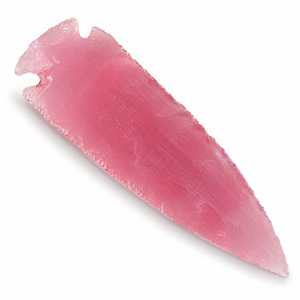 Sculpture en cristal en forme de pointe de flèche en fibre optique rose, faite à la main, pour la décoration intérieure, vente en gros - Product Image 2
