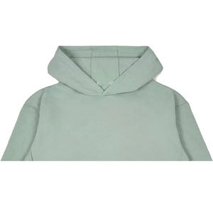 เสื้อฮู้ดดี้ผู้หญิงสำหรับฤดูหนาว ผ้าฝ้ายฟลีซ 100% น้ำหนัก 360 กรัม เป็นมิตรกับสิ่งแวดล้อม ระบายอากาศได้ดี กันลม ปักโลโก้ด้านหน้าแบบเรียบ ทรงไหล่ตก สีเข้ม - Product Image 2