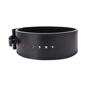 2025 Drop Ship Custom Logo Leather Weightlifting <b>Belt</b> with Buckle-Professional Protection Heavy Duty Breathable - Product Image 4