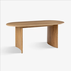 Table à manger moderne de luxe en bois massif, de haute qualité, robuste, durable, écologique, imperméable, portable, meubles de salle à manger - Product Image 3