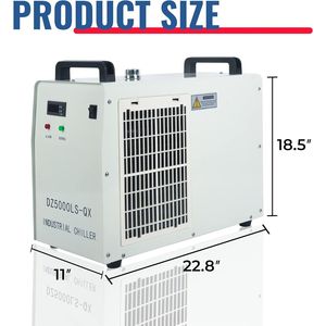 Enfriador de Agua Industrial de 6L 40W-130W para Máquinas de Corte y Grabado Láser de CO2 220V - Product Image 3