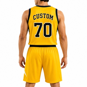Conjunto de Uniforme de Baloncesto Personalizado para Hombre, Diseño Personalizado para Equipo, Calidad Premium, Ajuste Atlético para el Día del Partido, Tejido Ligero de Secado Rápido - Product Image 2