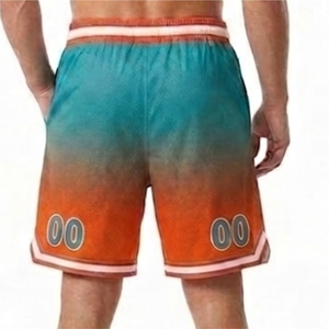 Pantalones Cortos Deportivos Casuales Personalizados para Hombre, con Cintura Elástica y Bolsillos, Impresión por Sublimación, Tela de Lona de Secado Rápido - Product Image 6