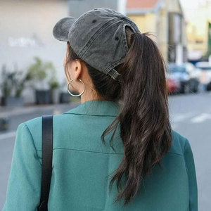 หมวกเบสบอลวินเทจ 5 ชิ้นแบบผ้าฝ้ายสำหรับผู้ชาย/ผู้หญิง ป้องกันแสงแดด หมวกสำหรับกิจกรรมกลางแจ้ง ทำจากผ้า Oxford Terry Jersey กันน้ำ - Product Image 6