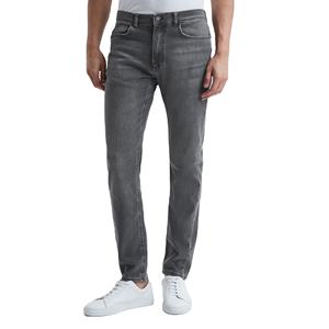 Pantalones Vaqueros de Mezclilla para Hombre, Estilo Streetwear, Lavado a la Nieve, Corte Ajustado, Cómodos, Elásticos y Transpirables - Product Image 1