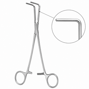 Pinza de Ángulo Recto LEES, Longitud de la Mandíbula 1-1/2 pulgadas (4 cm), Longitud Total 8 pulgadas (20.3 cm), Instrumento Quirúrgico ZETOMEDPRO - Product Image 1