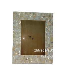 กรอบรูปฝังมุกแม่ลูกทำด้วยมือกรอบตกแต่งผิวเปลือกหอยธรรมชาติสำหรับการตกแต่งอัลบั้มและอุปกรณ์เสริมของอาหรับ - Product Image 4