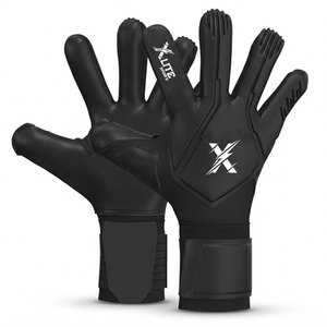 Gants de gardien de but en cuir rembourrés, antidérapants, à doigts complets, respirants, pour les entraînements de football, les séances d'entraînement des joueurs de football, les clubs - Product Image 1