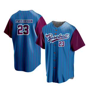 Uniforme de Béisbol 2025, Diseño OEM, Transpirable, 100% Poliéster, Uniforme Masculino de Moda al por Mayor con Logotipo Personalizado - Product Image 5
