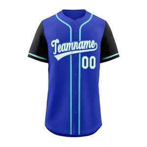 Maillot de baseball/softball imprimé style tendance – Fabriqué au Pakistan, manches courtes, respirant, séchage rapide, unisexe adulte, 100 % polyester, devant imprimé - Product Image 4