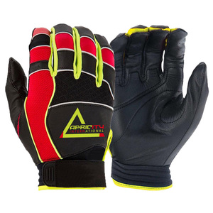 Adult Team Baseball Batting Gloves Leather Palm <b>Grip</b> Moisture <b>Control</b> Customizable Durable Lightweight - Product Image 1