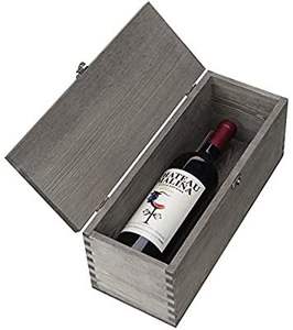 Soporte funcional de madera para botellas, organizador de botellas de vino para mesa de cocina, estante artesanal de madera maciza para un elegante bar en casa - Product Image 1