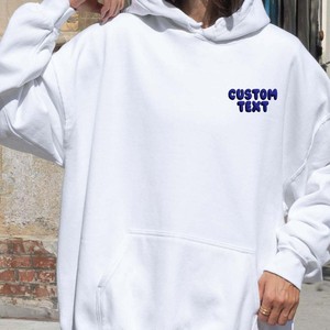 Sudadera con capucha personalizada con diseños de denim, efecto rasgado, arañas y corazones cromados, 1:1 - Product Image 6