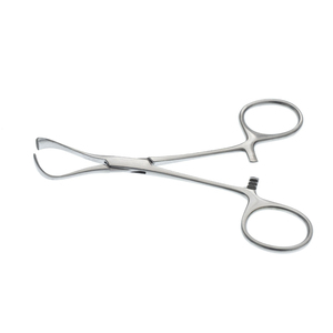 Pinzas de sujeción para esponjas Foerster con anillo dentado, instrumento quirúrgico de acero inoxidable, modelo OEM ASI-AW-SC-00030, cirugía plástica, CE - Product Image 1